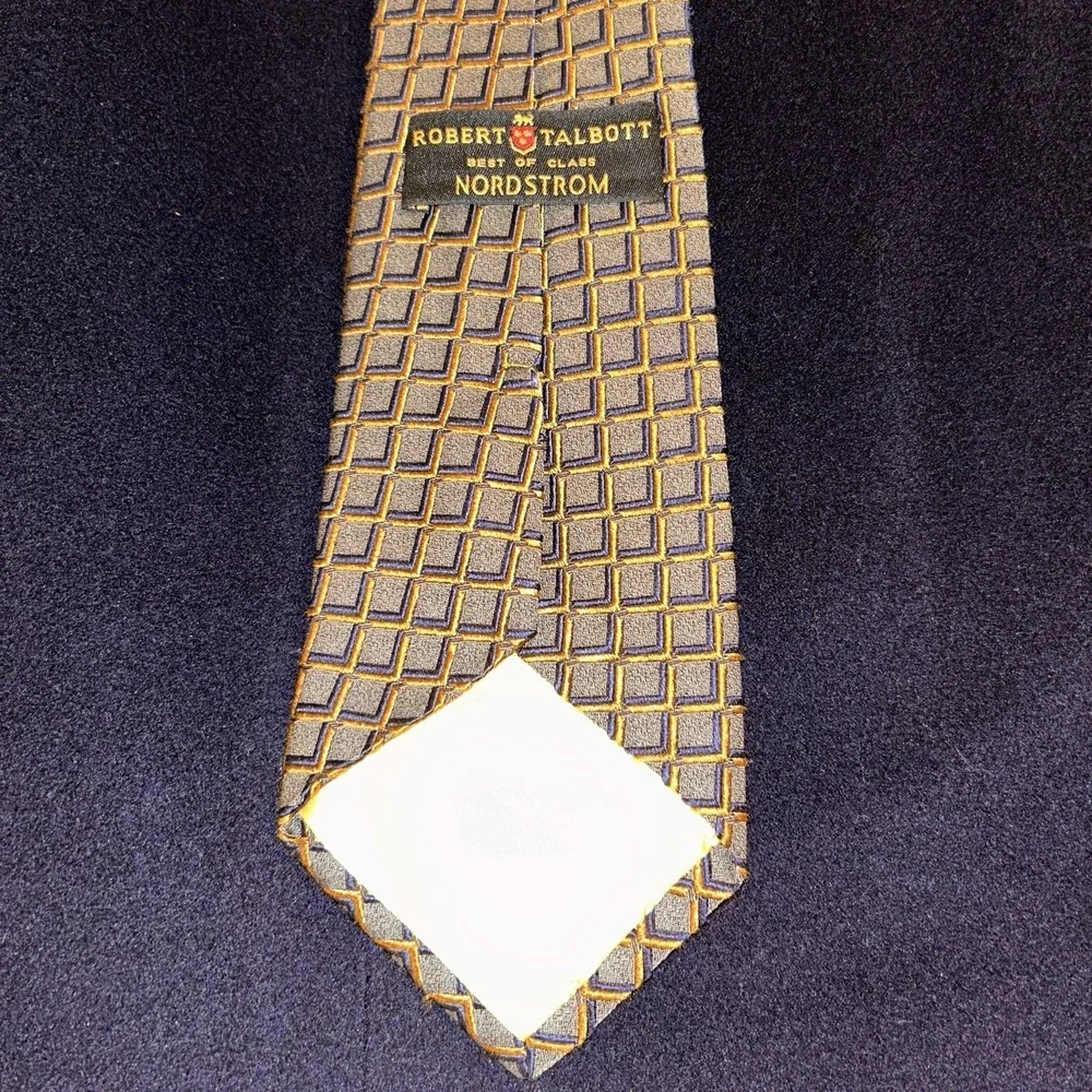 Robert‎ Talbott Best Of Class Nordstrom Tie Geometric Pattern Vintage